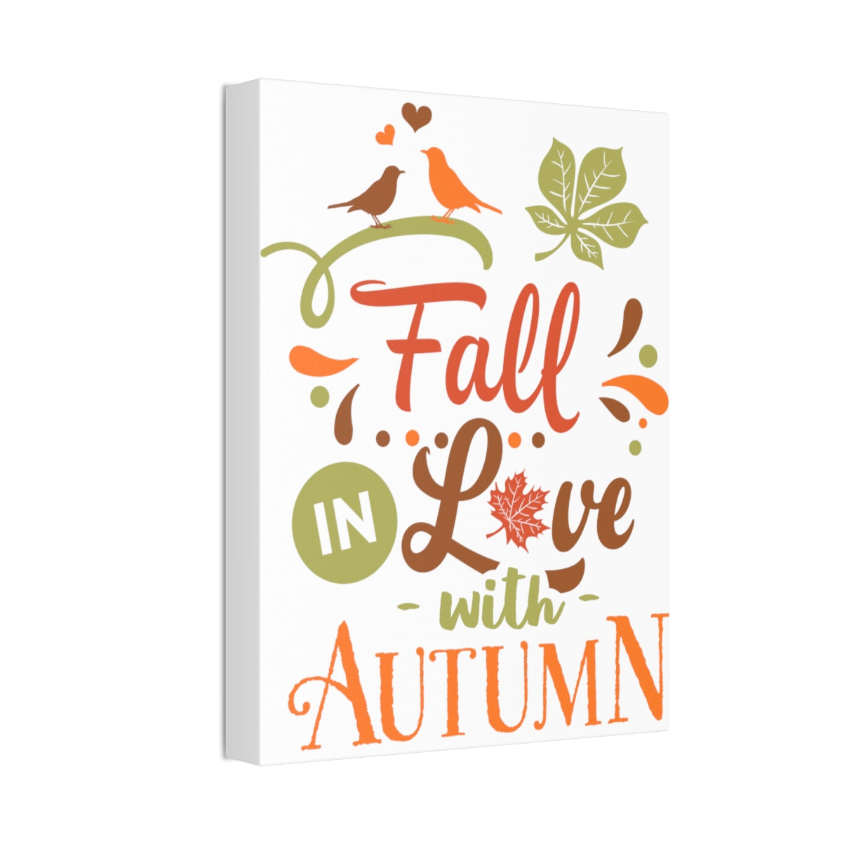 Farmhouse Wall Art - Canvas Sign - Fall In Love With Autumn
