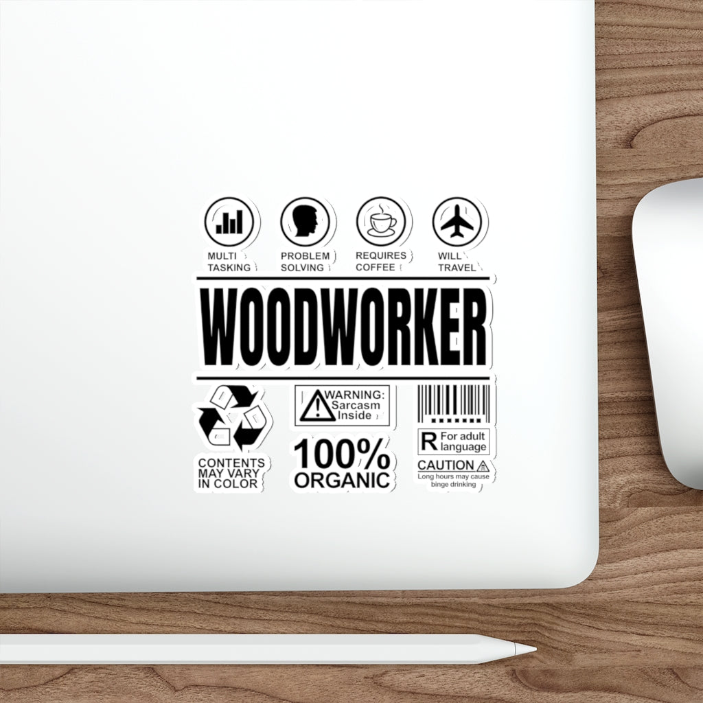 Woodworking Gift Ideas – Cool Stickers - Woodworker Label