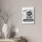 Farmhouse Decor - Bathroom Wall Art - Canvas Sign - Don't Just Sit There